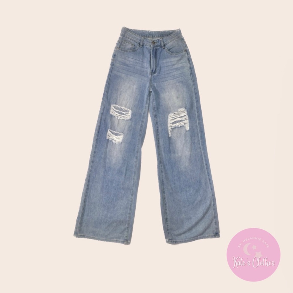 High Waited Boyfriend Beige Jeans COMPLETELY NEW